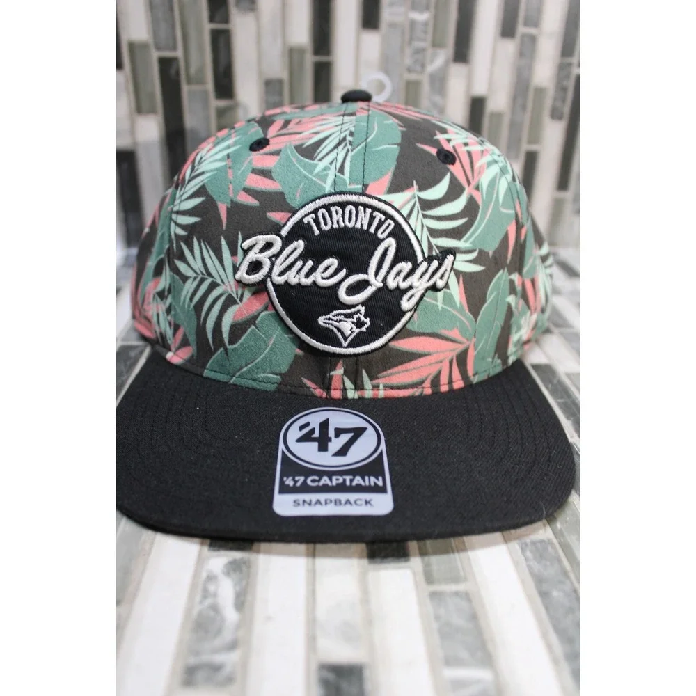 '47 Captain Snapback Hat Toronto Blue Jays Tropical Theme‎ Island Adjsutable